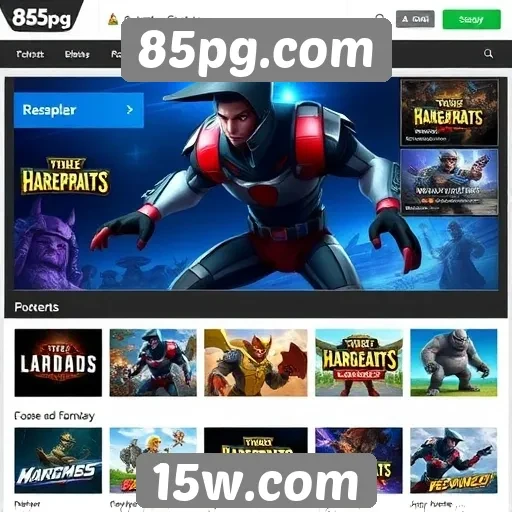 Análise da variedade de jogos disponíveis no 85pg